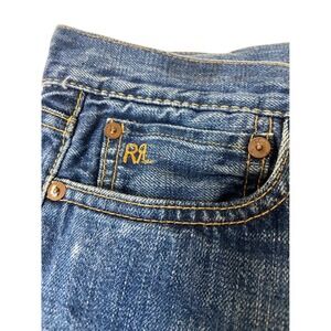 Vintage Ralph Lauren Double RL RRL Jeans Mens 29 Made USA Japan Woven Selvedge‎